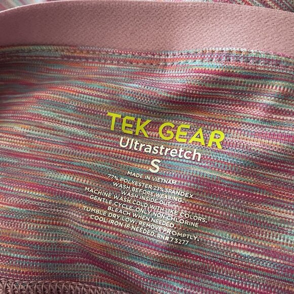 Tek Gear Women S Pink Spacedye Ultrastretch Athletic High Rise Legging NWT - Picture 11 of 11